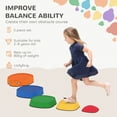 thumbnail image 4 of Qaba Ladybug Kids Balance Stepping Stones, Non-Slip Balance River Stones, 4 of 10