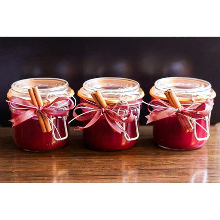 Cranberry Lovers Gift - LAMINATED POSTER Christmas Jam Homemade Natural Cranberry Gift Jar Poster Print 24 x 36