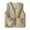 Beige, variant on Ashirexll Womens Winter Coats, Womens Vests Outerwear, Fashion Casual Winter Style Front and Back Two Strands Tank Waistcoat