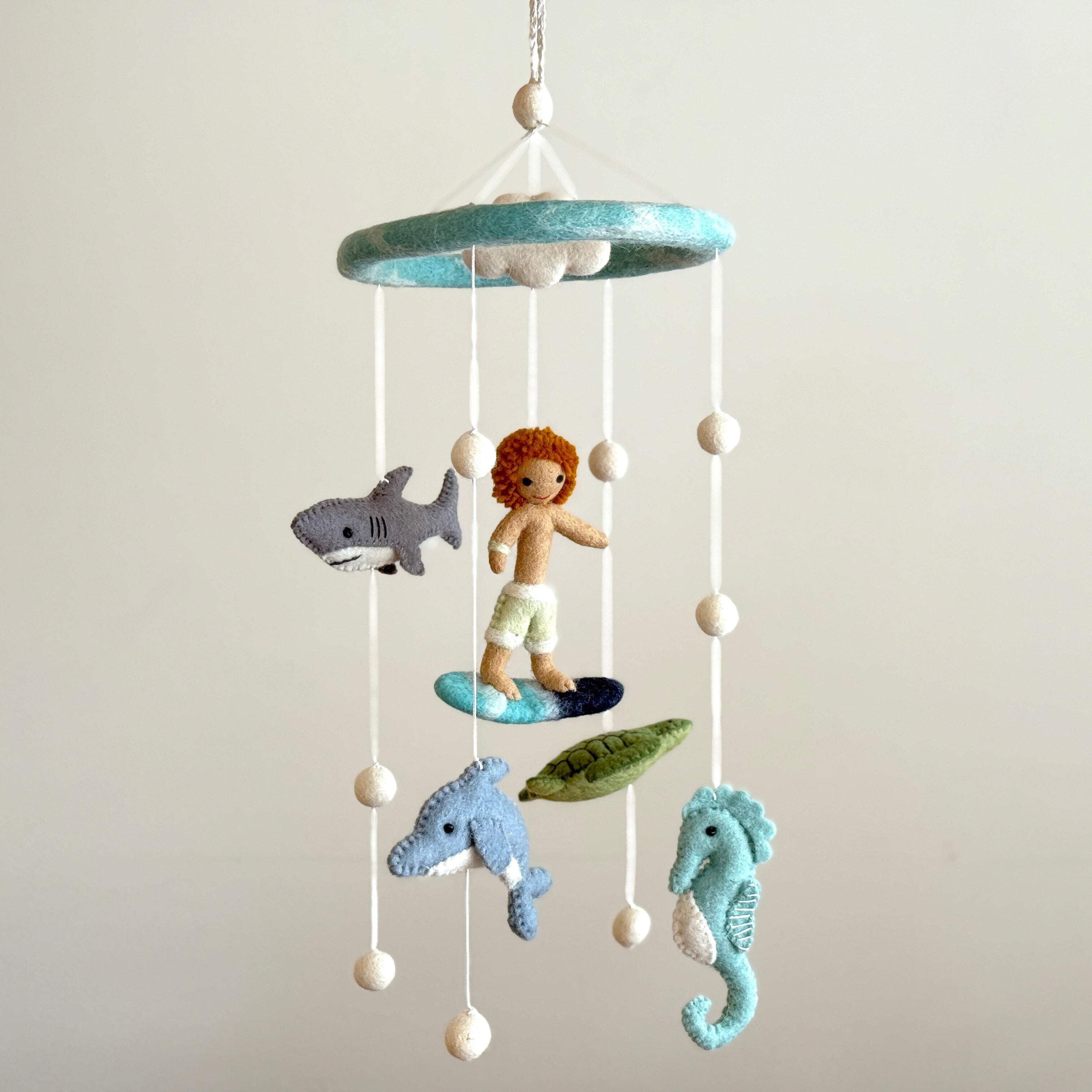 Baby Mobile - Surfer Boy  Ocean Creatures