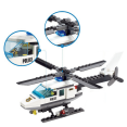 thumbnail image 3 of 102pcs Police Helicopter Creative Building Blocks DIY City Police Series Boys Bricks Toys For Children Gifts, 3 of 4