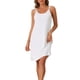 thumbnail image 1 of Vestido de pijama sin mangas para mujer INSPIRE CHIC, quimono de modal, camisones, camisetas de noche, vestidos de tirantes, M Blanco, 1 of 5