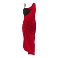 thumbnail image 4 of DHFJKG Dresses For Women Sequin Side Slit Asymmetrical One Shoulder Party Maxi Dress Elegant Evening Gown Trendy Dresses, 4 of 5