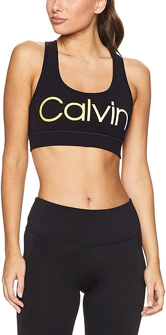 Calvin klein performance racerback sports bra Clearance