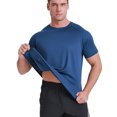 thumbnail image 3 of 5 Pack Men's Dry Fit T-Shirts Moisture Wicking Athletic Shirts for Men Gym Tshirt Mens Undershirts Crewneck Tees, 3 of 7