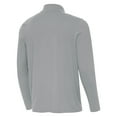 thumbnail image 3 of Men's Antigua  Gray Dallas Cowboys St Patrick Day Intent Quarter-Zip Pullover Top, 3 of 4