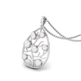 thumbnail image 2 of Collier Pendentif Femme en Argent Sterling 925 en Forme de Poire Perle Ouverte 2,83 Cts, 2 of 3