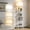 White, variant on Ladder Shelf with Lamp, 4-Tier Bookshelf Bookcase, Freestanding Corner Storage Shelve for Home Office, Living Room, Kitchen, Bedroom, , White