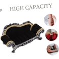 thumbnail image 4 of WYJ Jewelry Rack Jewelry Holder Stand Jewelry Dish Jewelry Display Rack Jewelry Showcase Earring Necklace Display Stand Jewelry Display Stand Display Shelf Sofa Flannel Display Box-0614, 4 of 6