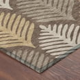 thumbnail image 3 of Addison Rugs Chantille Indoor/Outdoor Transitional Floral Chocolate Machine Washable Rectangle Rug, 10' x 14', 3 of 8