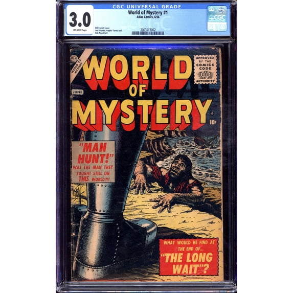 World of Mystery #1 - CGC 3 Comic Book