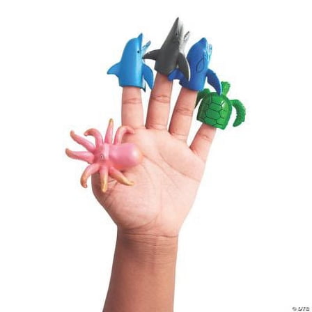 Sea Life Finger Puppets, Birthday, Toys, 12 Pieces