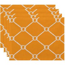 Simply Daisy 18" x 14" Ahoy! Geometric Print Placemat