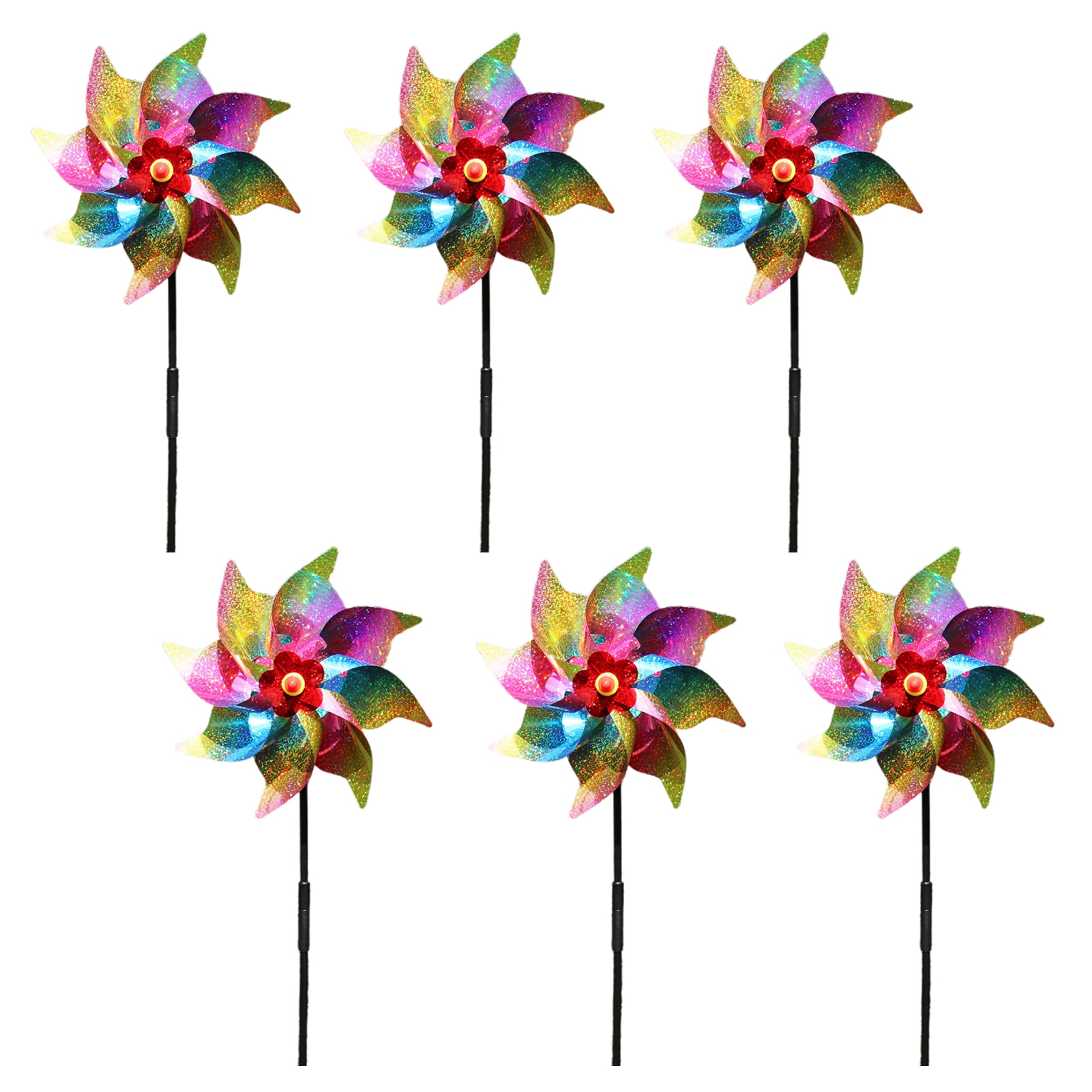 Trayknick Windmill Bird Scarer 6 Pcs Bird Repellent Windmills ...