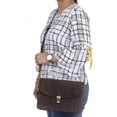 thumbnail image 7 of Komal's Passion Leather 10" Women's Leather Purse Satchel Handbag Tote Bag (Distressed Tan), 7 of 7