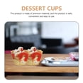 thumbnail image 6 of Gold Powder Dessert Cup Sundae Cups Clear Plastic Cheesecakes Mini, 6 of 6
