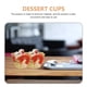 thumbnail image 5 of 1 juego de vasos de plástico para postres, helados, pudines y yogur., 5 of 7