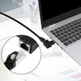 thumbnail image 5 of Rj45 Fast Ethernet Male To Female Right Elbow Adapter Cat5/6 Ethernet Lan Extension Adapter for Hub Dsl, 5 of 6