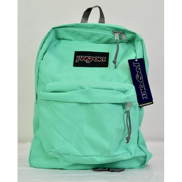 Seafoam green jansport backpack hotsell