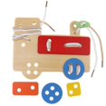thumbnail image 3 of 2xKids Tren De Juguete Montessori De Madera Juego De Enhebrado Con Cordones Juguete Para Regalo Educativo Sunnimix Juguetes de madera para niños, 3 of 8