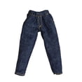 thumbnail image 3 of 1/12 Ropa Figura de Acción Pantalones Vaqueros Accesorios Miniatura Pantalones de Algodón para Azul profundo, 3 of 9