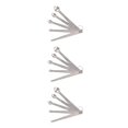 thumbnail image 3 of jesticaly Pack of 5 Measuring Spoon Stainless Steel Cook Spoons Ingredients Seasoning Measure Tools Accessory Restaurant Silver 5pcs,Rounded head 3Set, 3 of 6