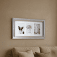 thumbnail image 3 of Crystal Art Gallery 10x18 Brushed Silver Collage Picture Frame, Holds Three 4x6 Photos, 3 of 7