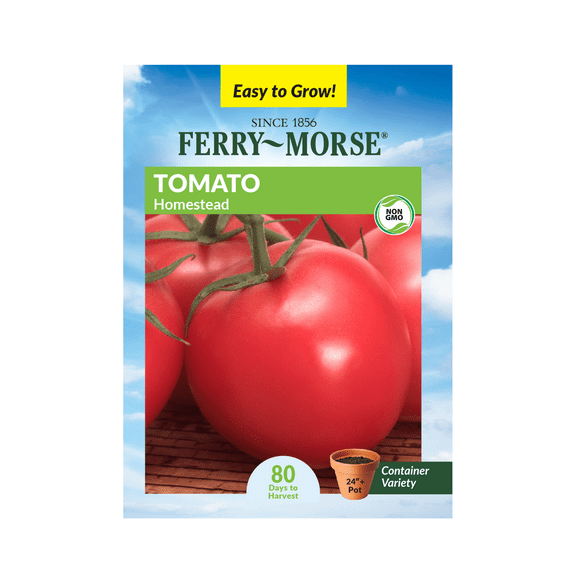 Ferry-Morse 150MG Tomato Homestead Annual Vegetable Seeds, Full Sun