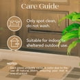 thumbnail image 6 of Natural Coir Doormat with Non-Slip Backing - 17 x 30 - Outdoor/Indoor - Cat Door Mat - Natural - Curious Cat - COIR-1730-15-181, 6 of 6