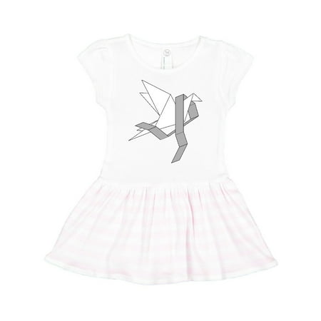 

Inktastic Origami Bird Parkinsons Disease Awareness Gift Toddler Girl Dress