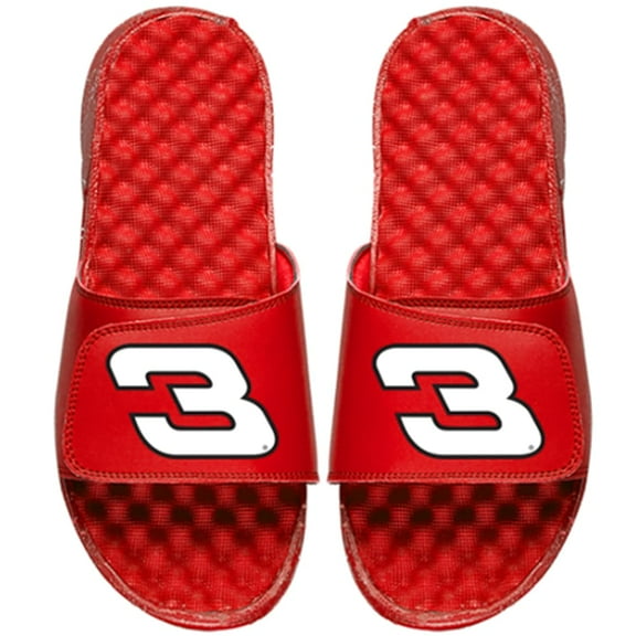 Dale Earnhardt ISlide Number Slide Sandals - Red