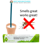 أفضل أعواد البخور من Bee Brothers، باللون الأخضر، 10 قطع، طاردة للبعوض