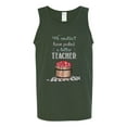 thumbnail image 2 of Wild Bobby, We CouldnÃ¢â‚¬â„¢t Have Picked a Better Teacher Apple Basket Pop Culture Mens Graphic Tank Top, Forest Green, 2XL, 2 of 3