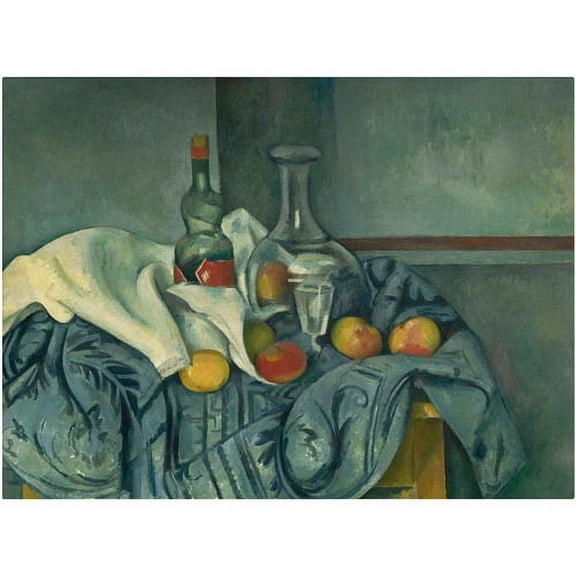 Trademark Fine Art "The Peppermint Bottle" 1893-95 Canvas Art by Paul Cezanne