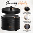 thumbnail image 3 of Autumn Alley Deluxe - Juego de tarros de boticario, color negro, 3 of 5