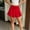 Red, variant on Abomasnow Pleated Skirts for Girls High Waist Mini Tennis Skater Skirt Casual Basic Skirts Cheerleader