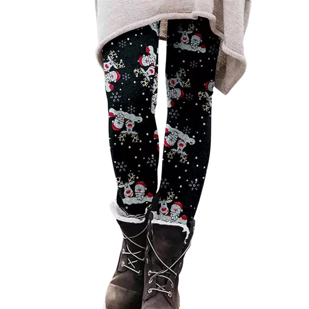 Sukalun Ugly Christmas Holiday Leggings 