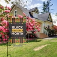 thumbnail image 2 of Black History Month Garden Flag Decoration Yard Farmhouse Double Sided Holiday Party Outdoor Camping Decor Flags 12x18in, 2 of 7