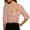 A_ Pink, variant on Olyvenn Women's 2026 Fashion Tops Pleated Puff 3/4 Sleeve T-Shirts Cute Crewneck Basic Business Tees Blouses Blue L