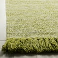 thumbnail image 2 of SAFAVIEH Montauk Justin Solid Braided Cotton Runner Rug, Olive/Green, 2'3" x 7', 2 of 5