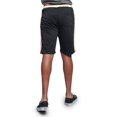 thumbnail image 4 of G-Style USA Men's G Side Stripe Waistband Drawstring Track Shorts JS26 - Black - 5X-Large, 4 of 5
