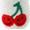 Red Cherries, variant on S+R Girls Icon Slide On Slippers