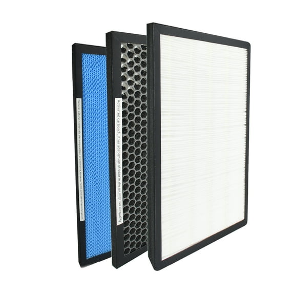 Advanced Pure Air port 7500 Replacement Filter Set HEPA and Carbon for Air Purifier, 3 Piece