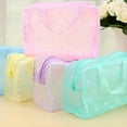 thumbnail image 4 of Portable Makeup Cosmetic Toiletry Travel Wash Toothbrush Pouch Organizer Bag Case Handbag, 4 of 8