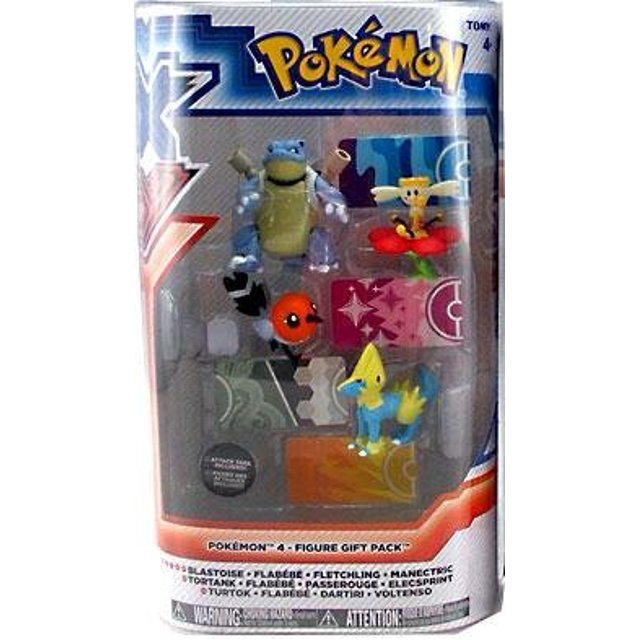 Pokemon XY Basic Blastoise Flabebe Fletchling & Manectric Figura 4-Pack Pokemon XY Toys Action Figures Playsets & Plush 640213916059