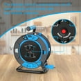 thumbnail image 7 of Hongyi Heavy Duty Extension Cord Reel 100ft,14AWGX3C,SJTW,4-Outlet,Blue, 7 of 7