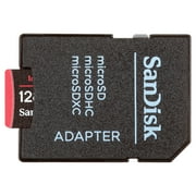 SanDisk 128GB ImageMate microSDXC UHS-1 Memory Card with Adapter - C10, U1, Full HD, A1 Micro SD Card - SDSQUAR-128G-AW6KA
