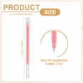 thumbnail image 2 of Uxcell 24 Pcs Colored Gel Pens, 0.5mm Fine Point Pastel Gel Pens High Light Ink for DIY Projects Painting Journaling Notebook Black Paper Drawing, 15cm Length Red Ink, 2 of 6