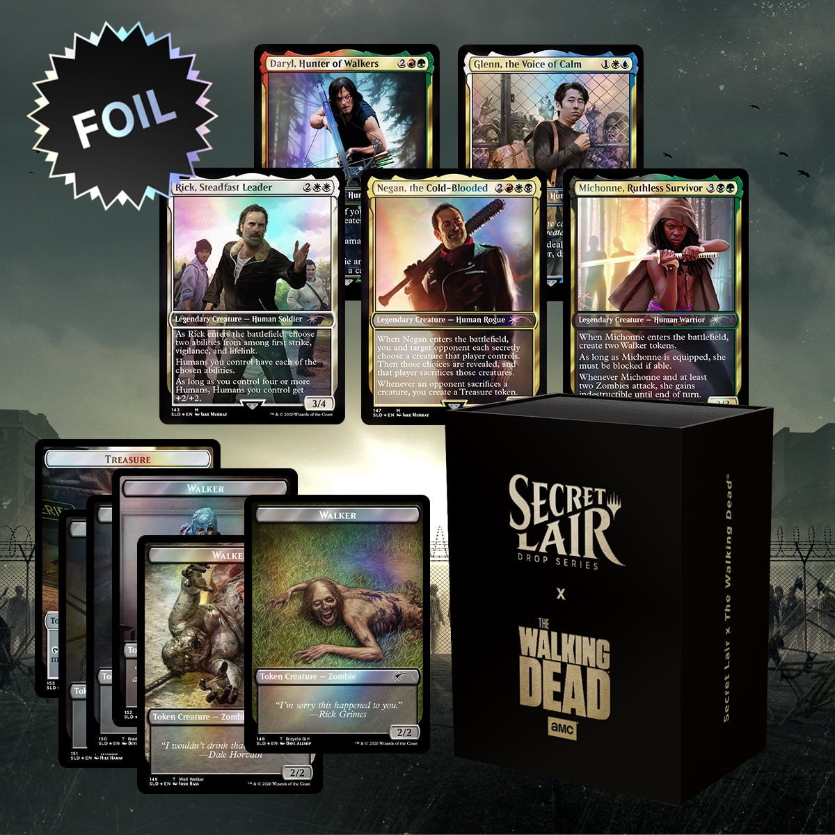 MTG SecretLair×THE WALKING DEAD 2個 Magic: The Gathering TCG - Secret Lair x The Walking Dead - Walmart.ca