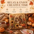 thumbnail image 6 of Autumn Pearl Painting Kit, Fall Pearl Art Kit with Rhinestones and Beads, Wall Decor Featuring Pumpkin, Maple Leaves, Forest Animals and Harvest Designs,Thanksgiving Decoration and Gift for Adults, 6 of 10